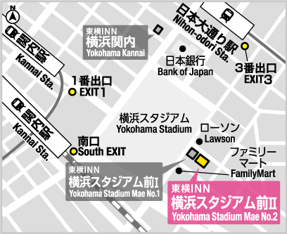 公式 東横イン横浜スタジアム前2 東横inn 神奈川県横浜市中区のビジネスホテル予約