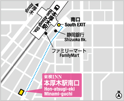 印刷用ページ 公式 ホテル東横inn本厚木駅南口 東横イン ビジネスホテル予約