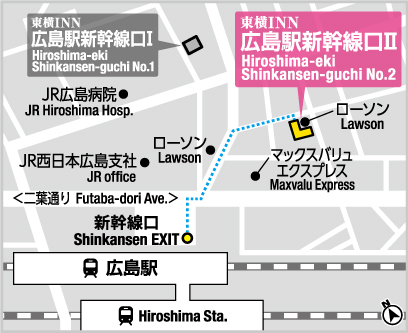 印刷用ページ 公式 ホテル東横inn広島駅新幹線口2 東横イン ビジネスホテル予約