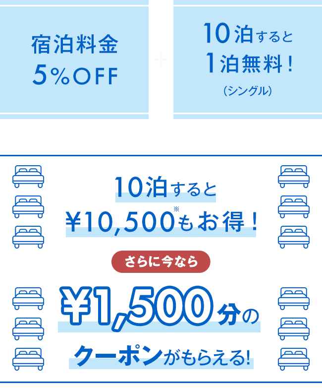 東横INNクラブカード会員の魅力｜東横INN－ホテル・ビジネスホテル予約